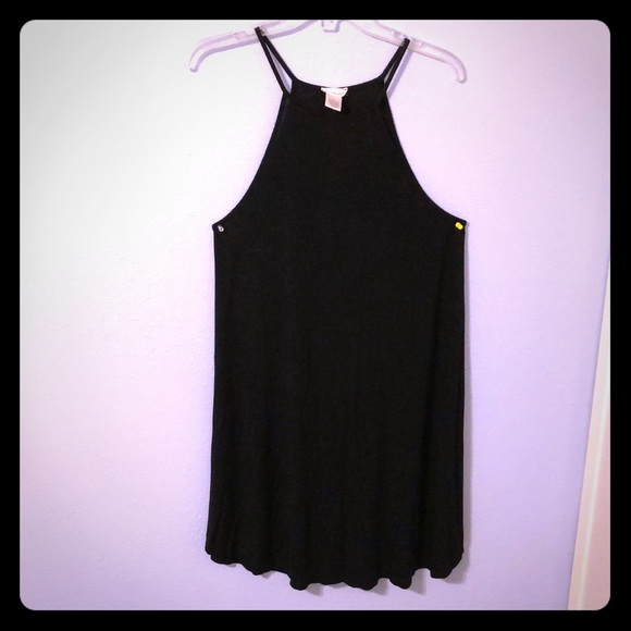 Wet Seal Rayon Spandex Blend Black Dress size L - Picture 1 of 3